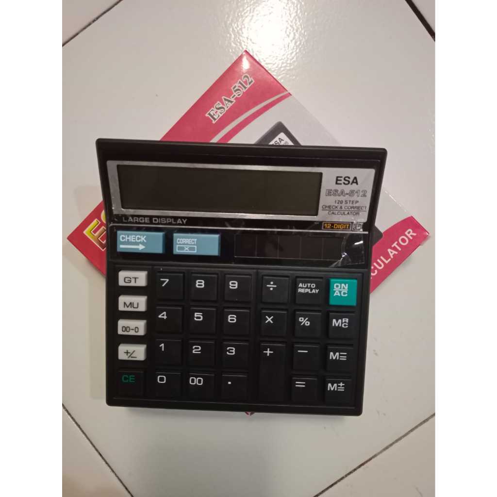 

ESA Kalkulator ESA-512 12 Digit / Calculator Check & Correct