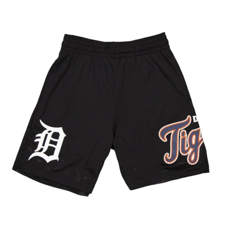 Shorts New Era Cap Detroit Tigers Core Black Mesh Original