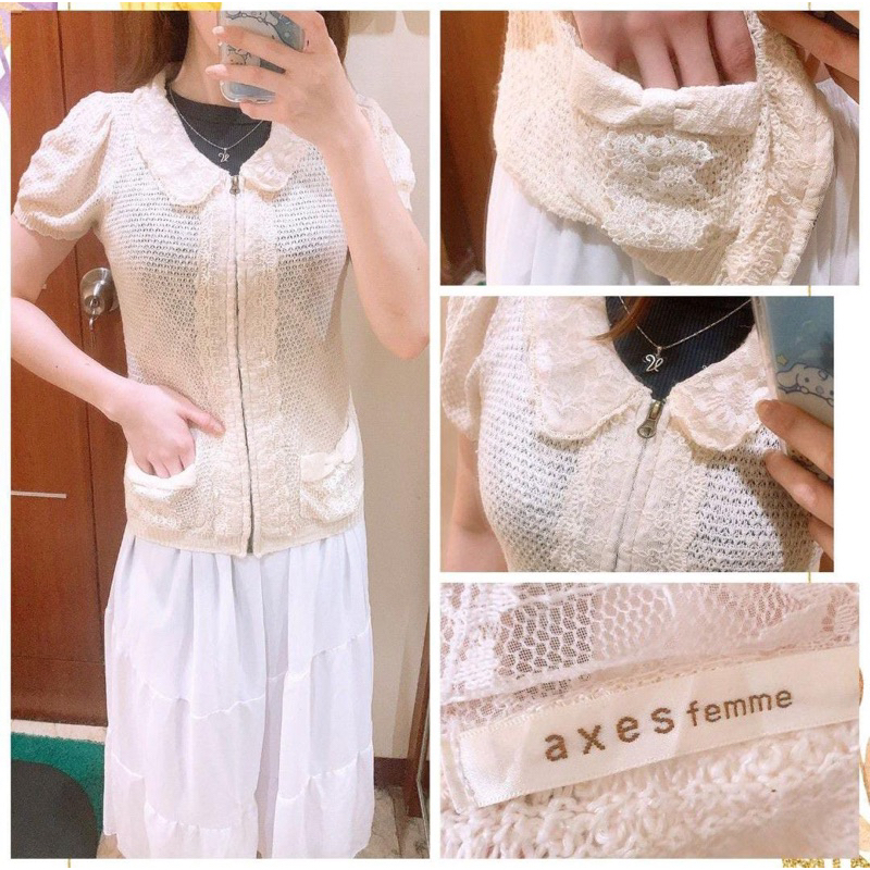 AXES FEMME MORI KEI LACE OUTER / TOP