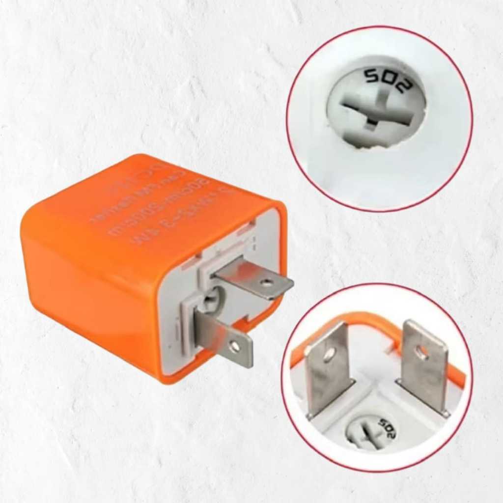 FLASHER PENGATUR KEDIP CEPAT LAMBAT LAMPU SEIN HAZARD MOBIL MOTOR MIRIP CR7 - A184