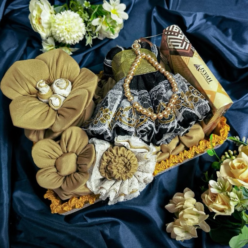 Hampers seperangkat alat sholat/ seperangkat alat sholat mahar/ seperangkat alat sholat seserahan/ s