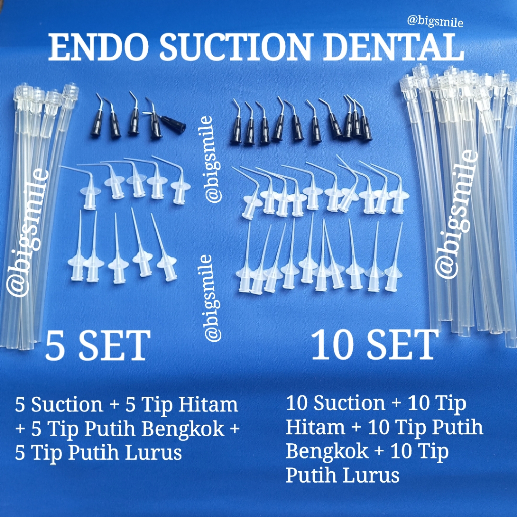 ENDO SUCTION Dental SUCTION ENDO Dental Endo Aspirator 10 SET | 5 SET