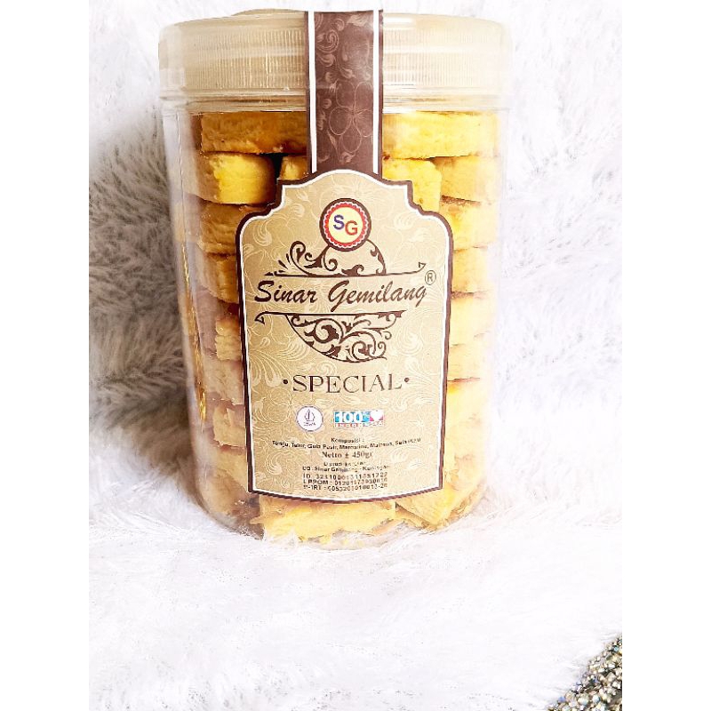 

Cookies Spesial Tabung Kastangel 450 Gram