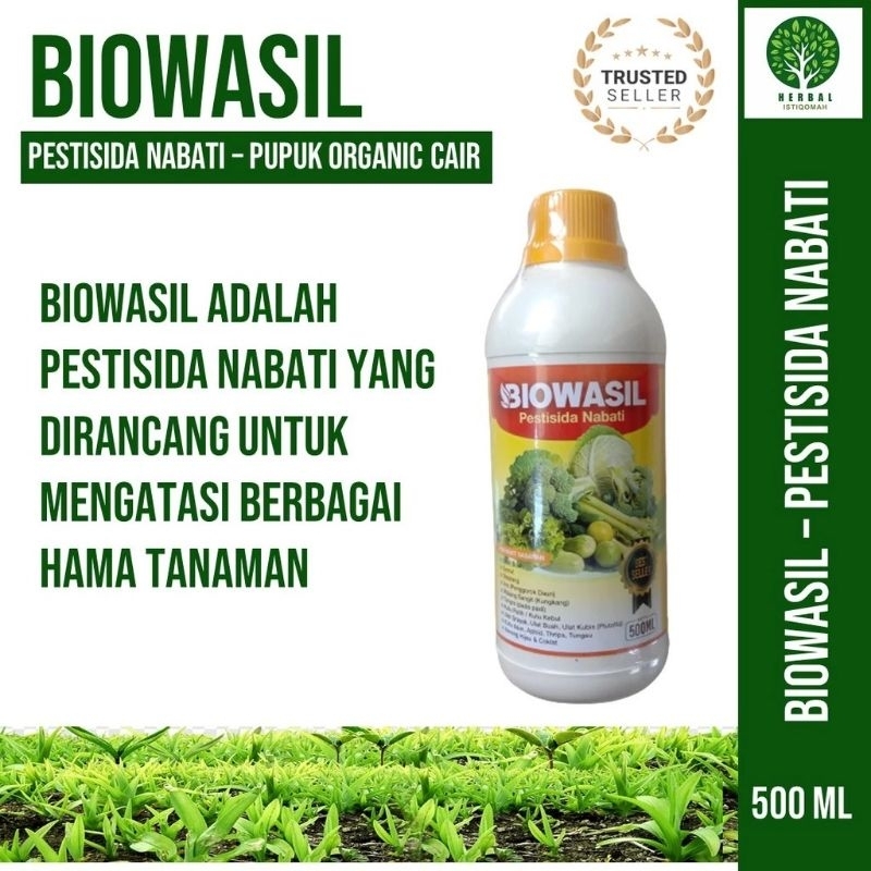 BIOWASIL OBAT HAMA ULAT PADI SUNDEP BELUK isi 500 ML - Obat Hama Padi Terbaik Obat Premium Atasi Ham