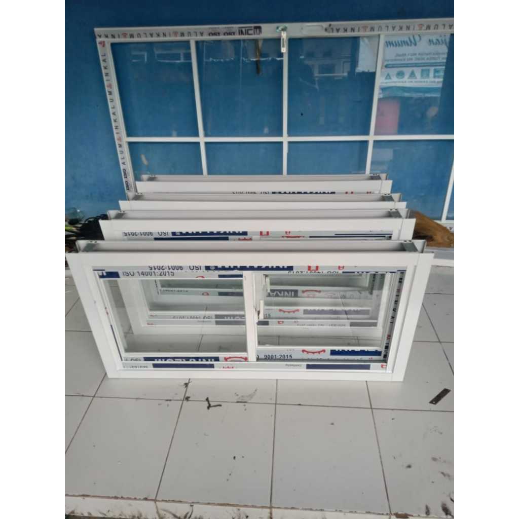 Jendela sliding aluminium T50 x L100