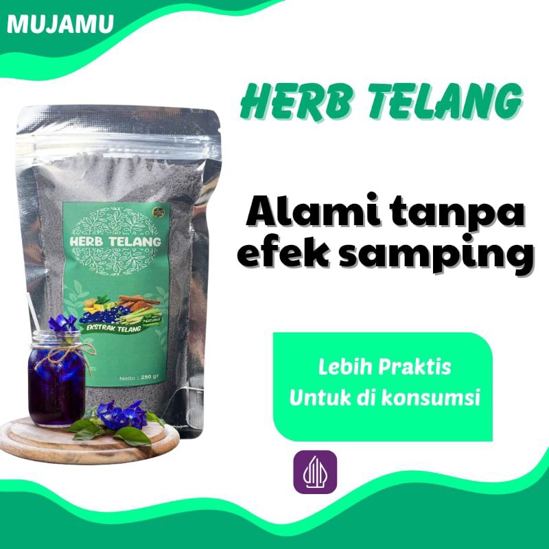 

herbal telang instan untuk kesehatan mata isi 250g