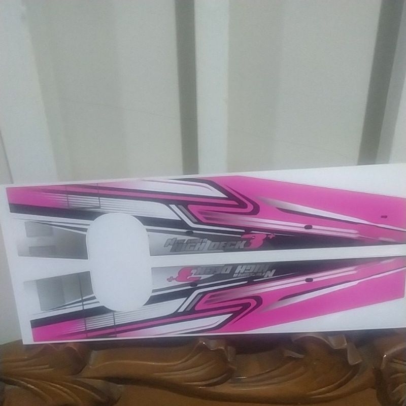 Livery Azalea Miniatur Bus Plastik