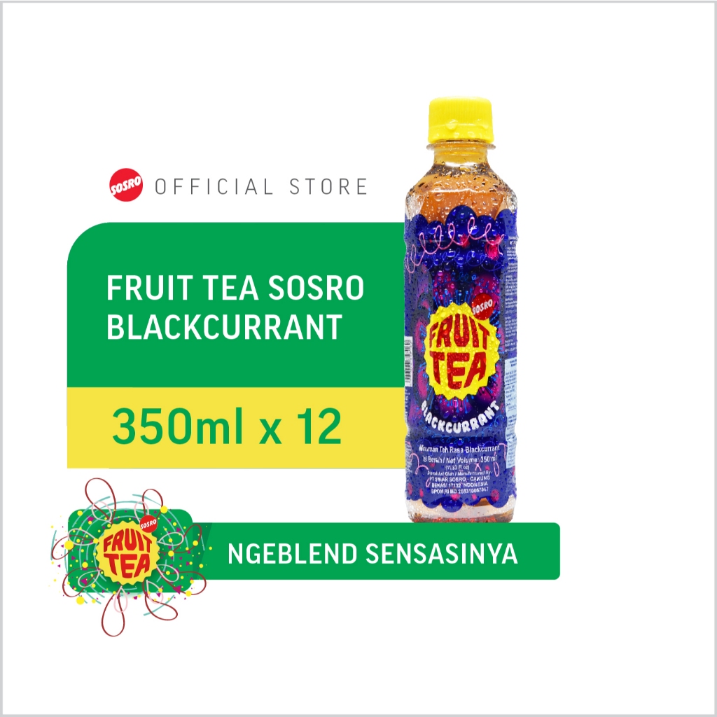 

Fruit Tea Blackcurrant 350 ml isi 12 pcs