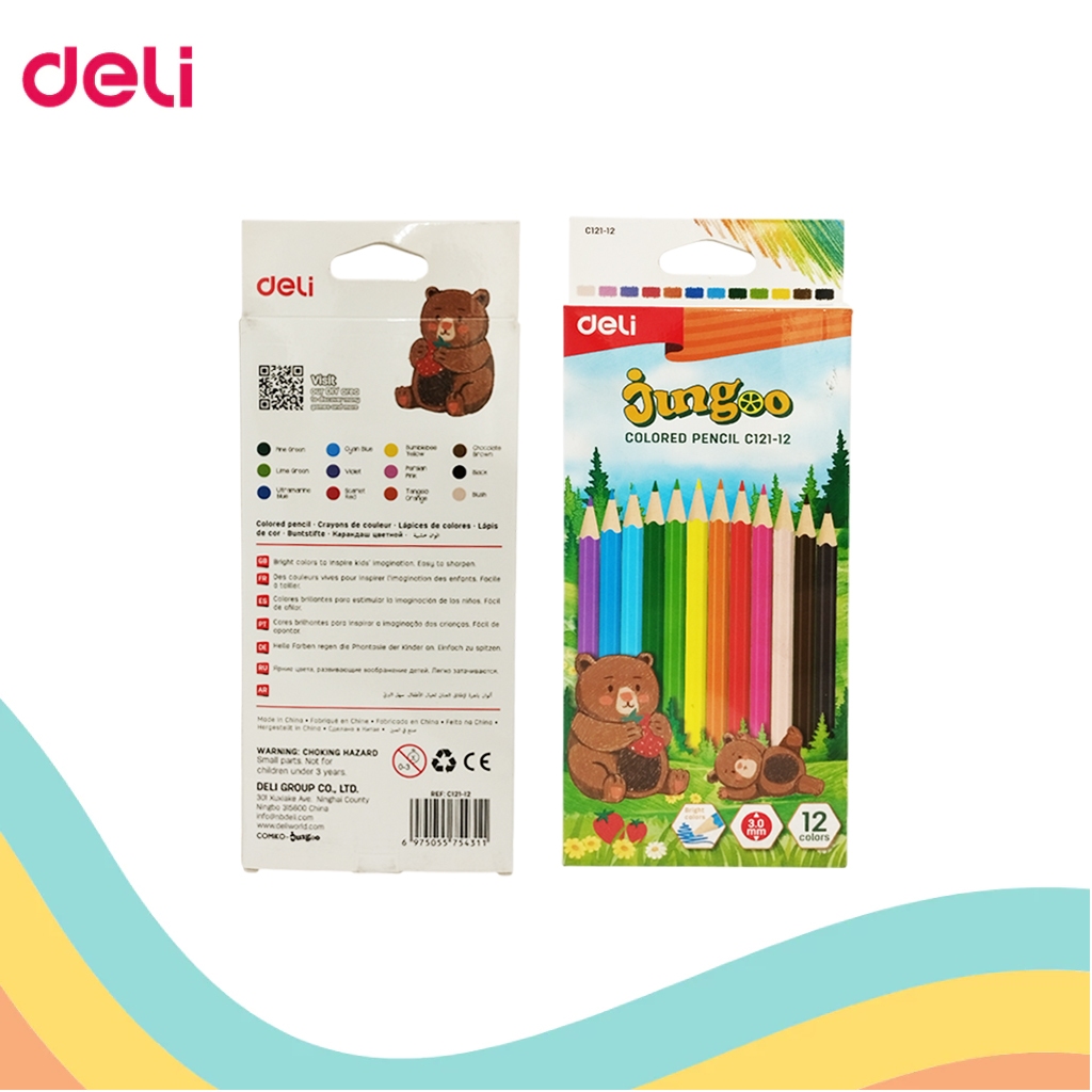 

PENSIL 12 WARNA PANJANG DELI EC121-12 (1 PCS)
