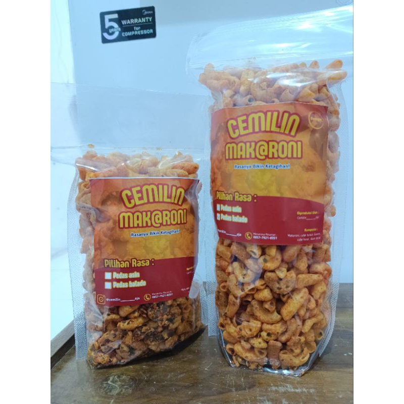 

Makaroni bantat pedas daun jeruk 1kg