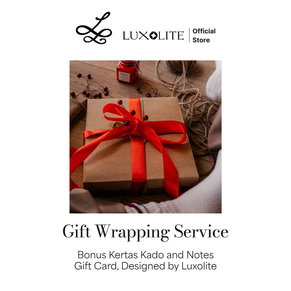 

[TIDAK DIJUAL] Free Gift Wrapping Service / Bungkus Kado Jam Tangan Luxolite Notes Saat Checkout