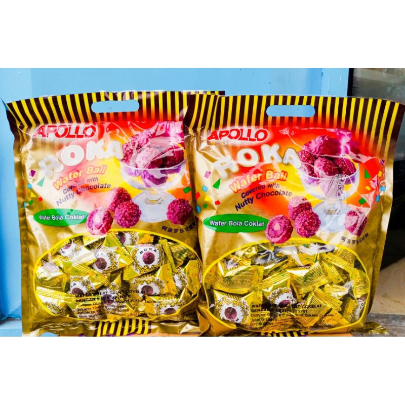 

Roka Wafer Ball wafer bola coklat netto 300gr