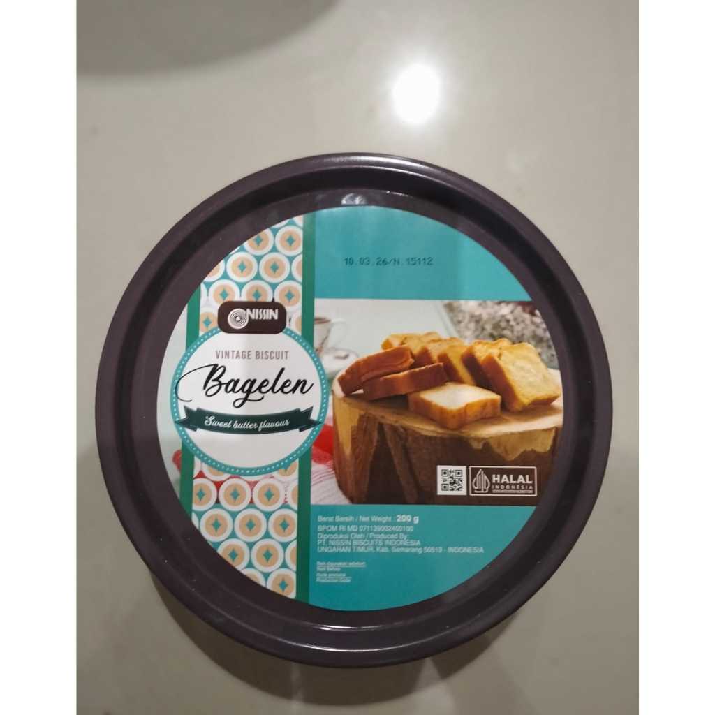 

Nissin Bagelen 200 Gram in Can / KEMASAN KALENG
