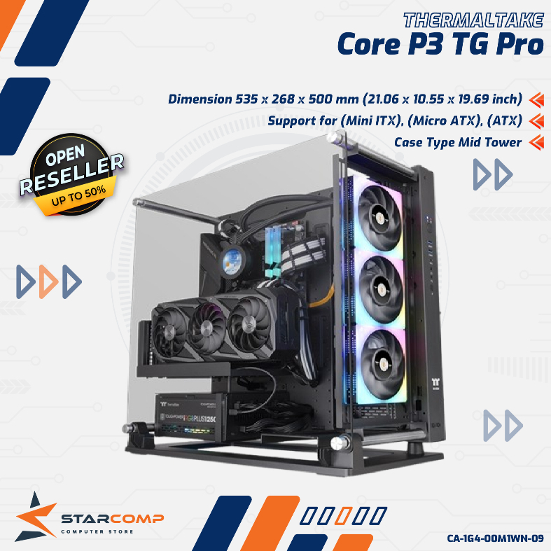 Cassing PC thermaltake CORE P3 TG PRO