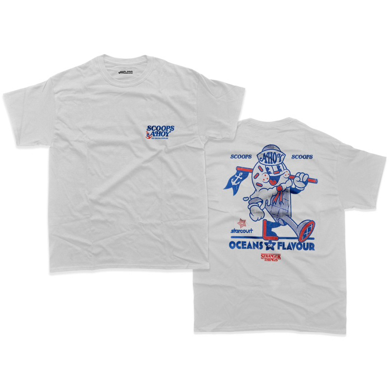 KAOS film AHOY SCOOP STRANGER THINGS SIZE ANAK DAN DEWASA