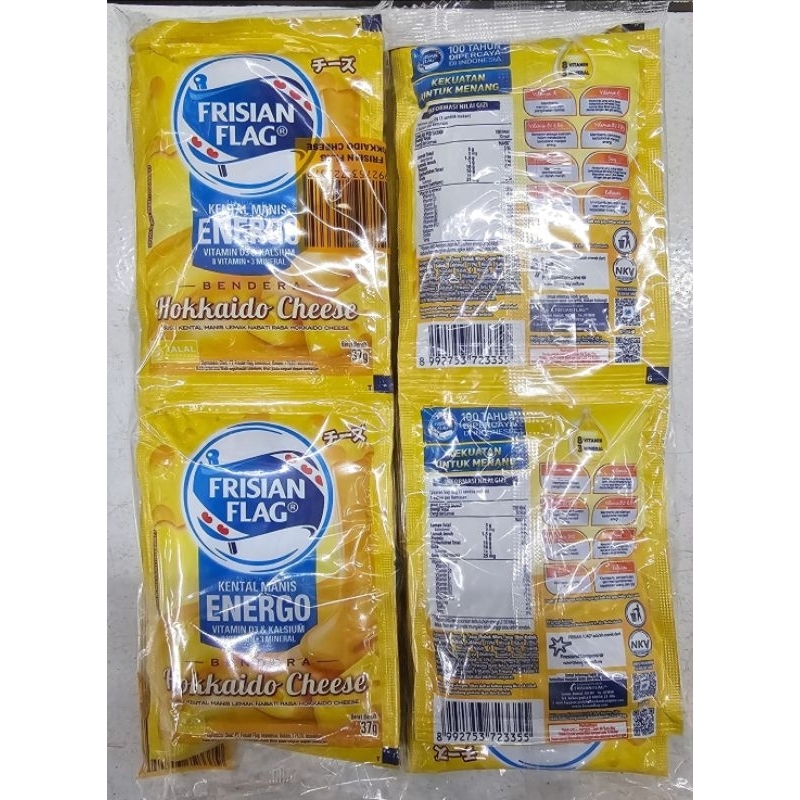 

Frisian Flag Hokkaido Cheese 222g Sachet (Isi 6pcs)