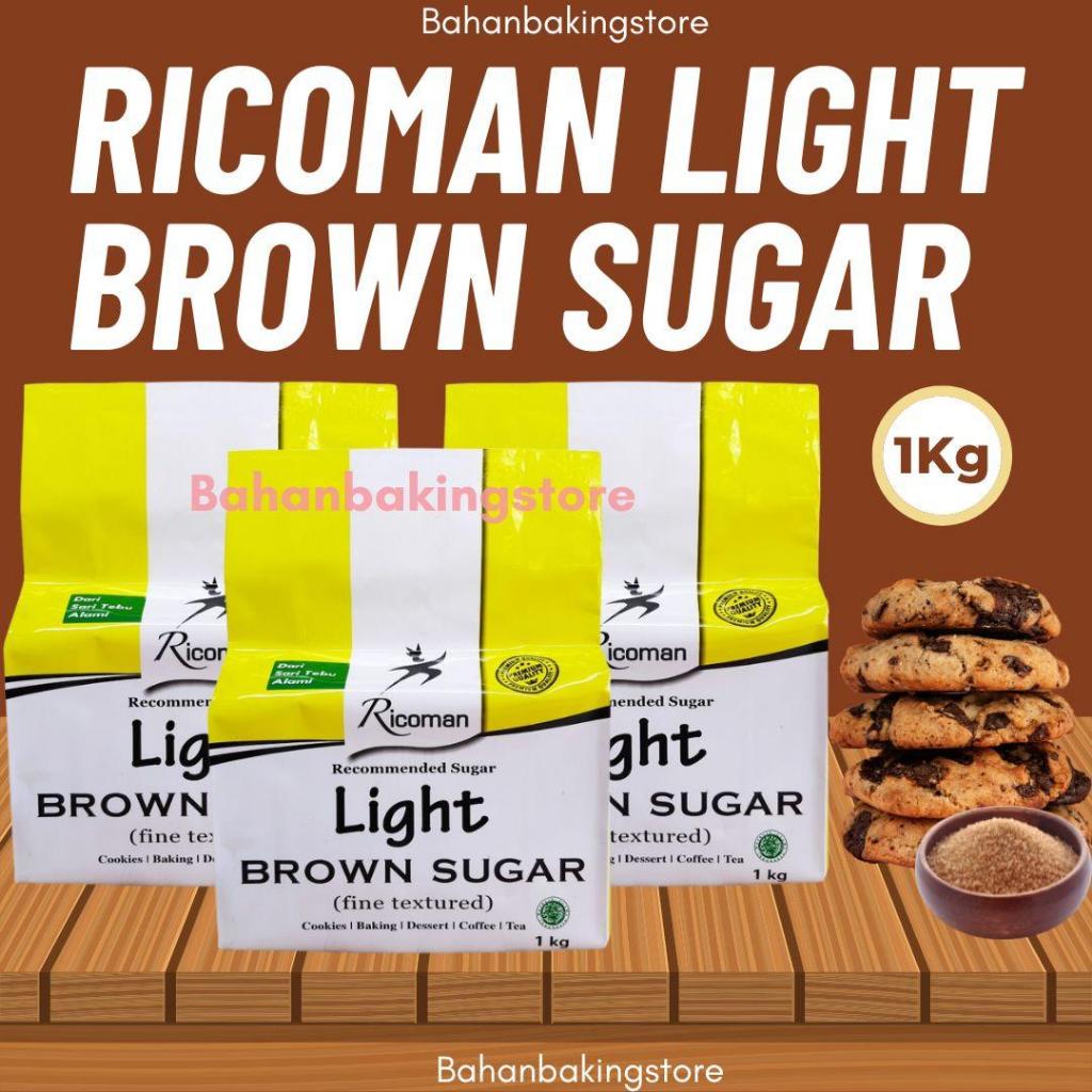 

Ricoman Light Brown Sugar 1 Kg Cocok Untuk Campuran Soft Cookies