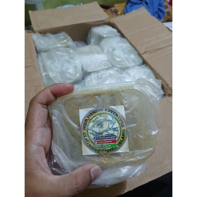 Umpan Kucur kahayan,palit,pariata,umpan baung kucur YT kahayan 200gram