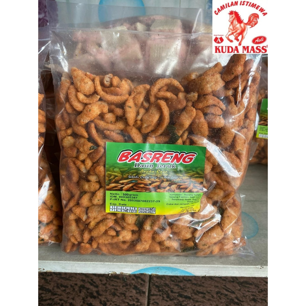 

Kuda Mass Basreng Daun Jeruk Produk Asli KUDA MASS A