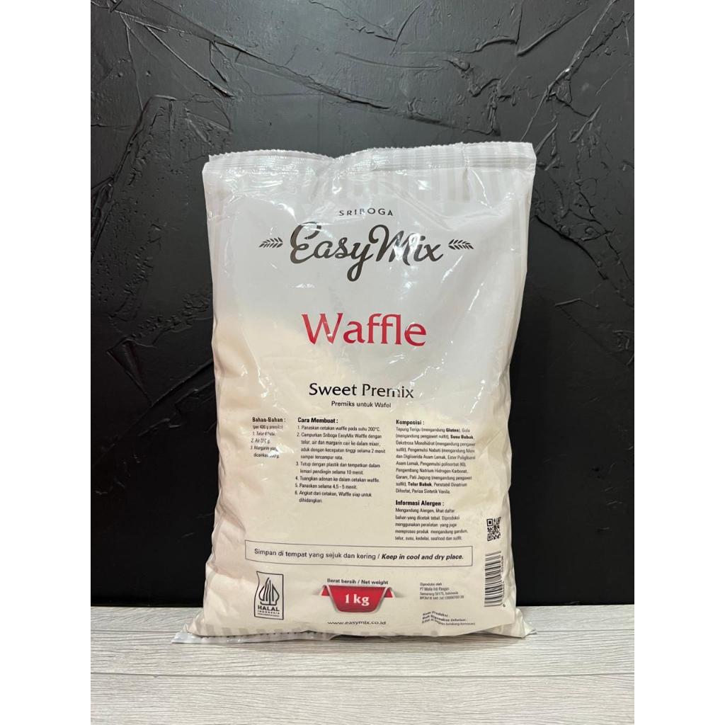 

Tepung Premix SRIBOGA EASYMIX WAFFLE 1kg / Tepung Waffle Easy Mix