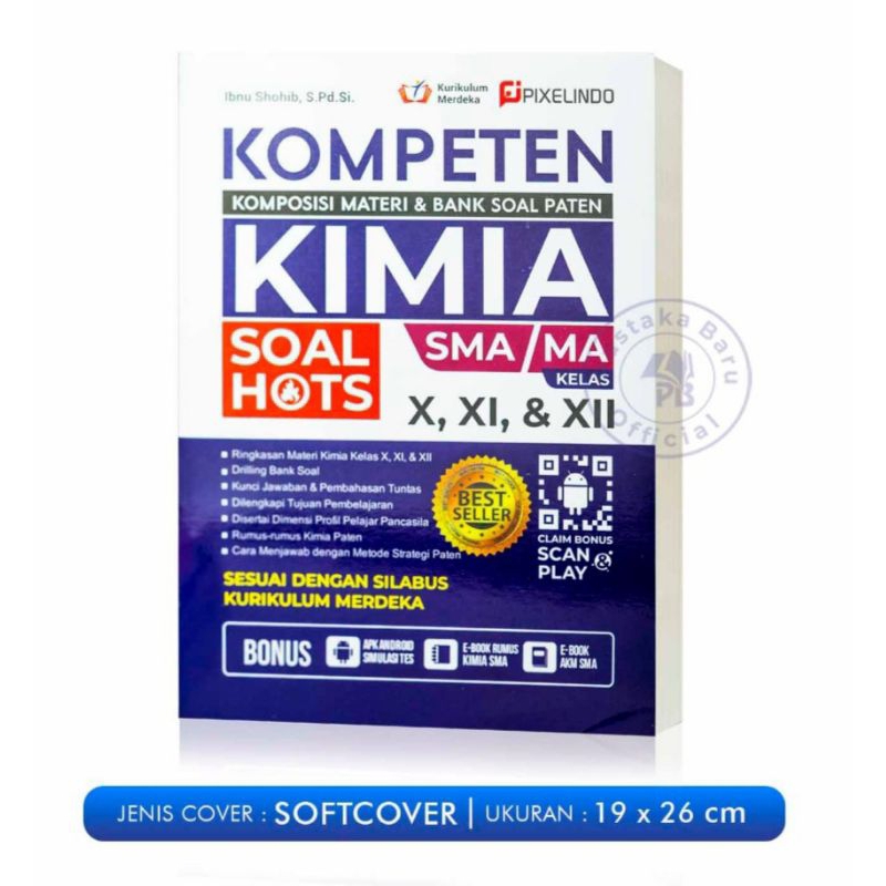 Buku soal mata pelajaran kimia SMA kelas 10, 11, 12