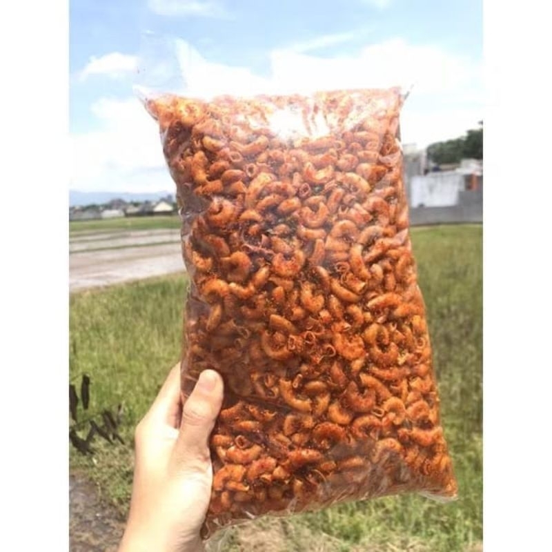 

250 GRAM makaroni cikruh pedas daun jeruk/makaroni bantet extra pedas