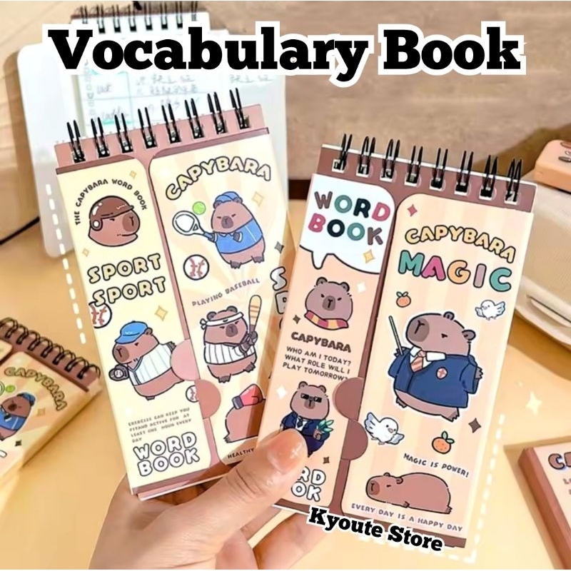 

Cute Word Book Vocabulary Language Notebook Buku Kosa Kata Belajar Hafalan Bahasa Asing Spiral