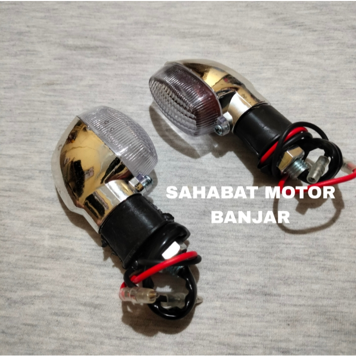 PROMO Lampu Sen/Sein Termurah Model Old Vixion CHROME/Lampu Sen Vixion Old/Lampu Sen