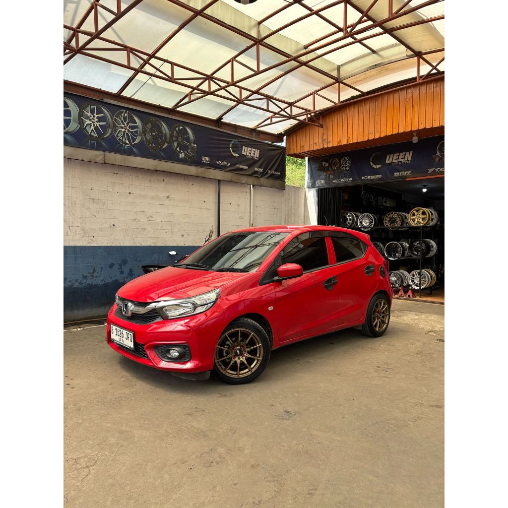 PAKET VELG PLUS BAN FORCEUM OCTA 195 50 R16 UNTUK MOBIL BRIO USE VELG HSR TX RING 16