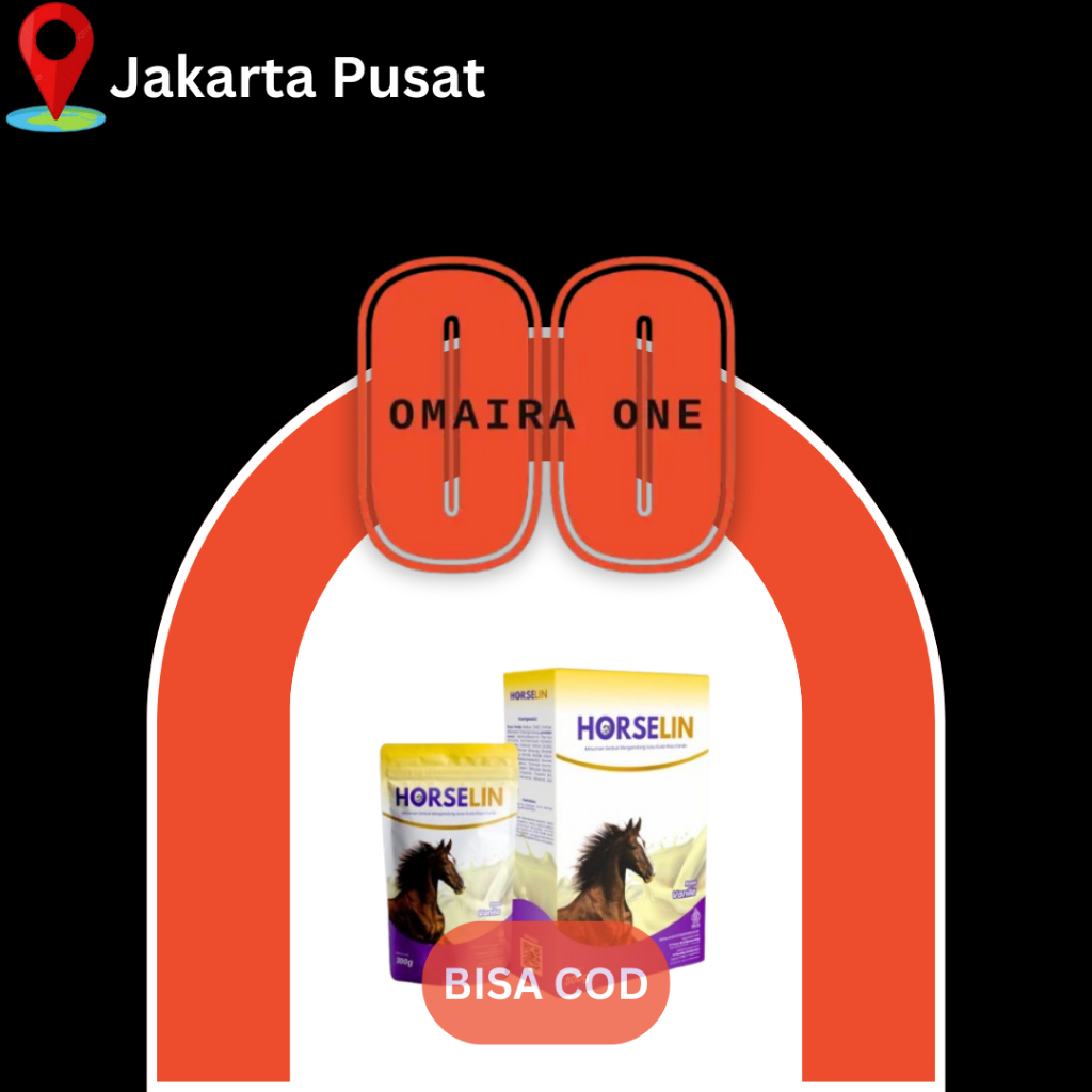 

(OkGasCod) HORSELIN Susu Kuda Premium Herbal Nyeri Sendi Lutut Tulang Asam Urat Pegal Linu 200gr Asli Original -OmairaOne