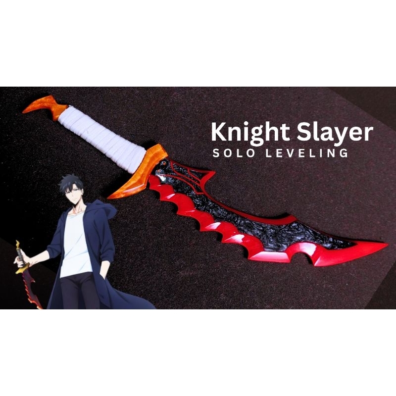 knight slayer solo leveling bahan resin. koleksi dan cosplay properti
