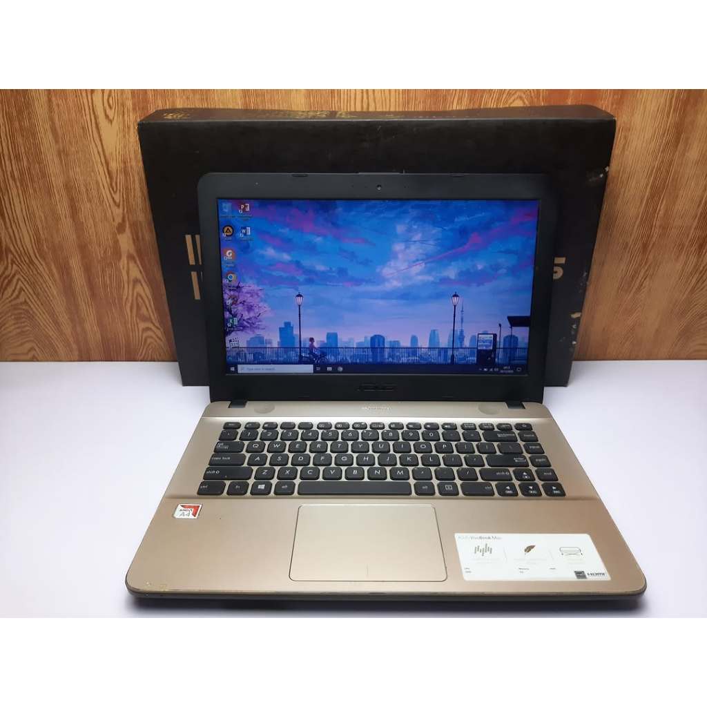 LAPTOP ASUS X441B - AMD A4-9125, 2.3Ghz RAM 4 GB DDR4 SUDAH SSD