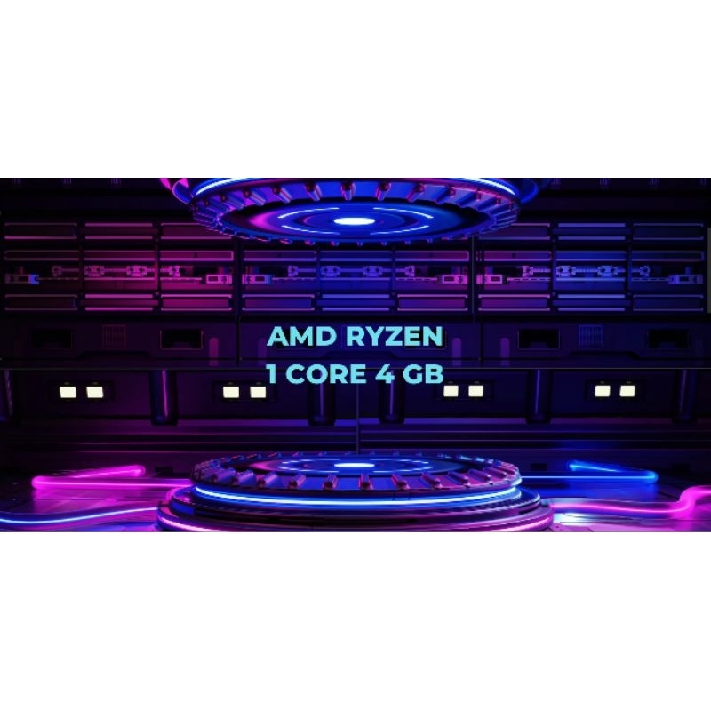 RDP/VPS 1 CORE 4 GB AMD RYZEN GERMANY