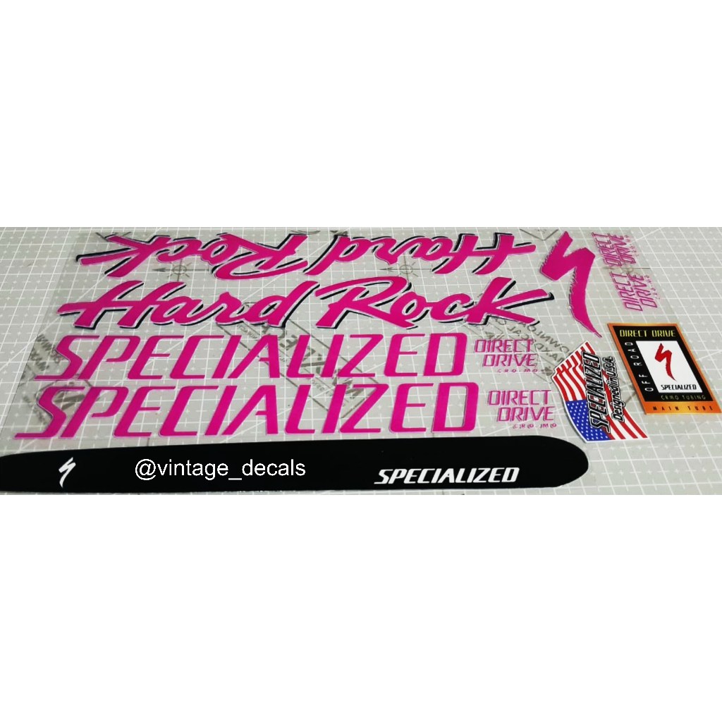NEW sticker decals replacement Specialized HARDROCK sport ultra cruz fs