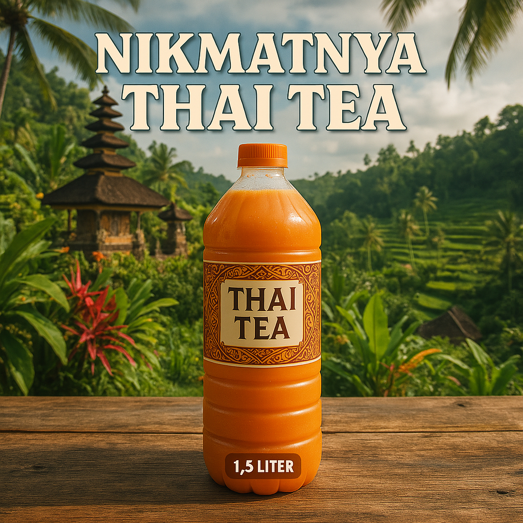 

[1,5L] Thai Tea – Teh Susu Khas Thailand dengan Rasa Otentik & Creamy
