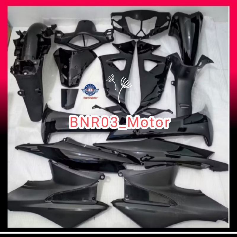Cover Full Body Supra Fit New Fit X Fit S Warna Hitam