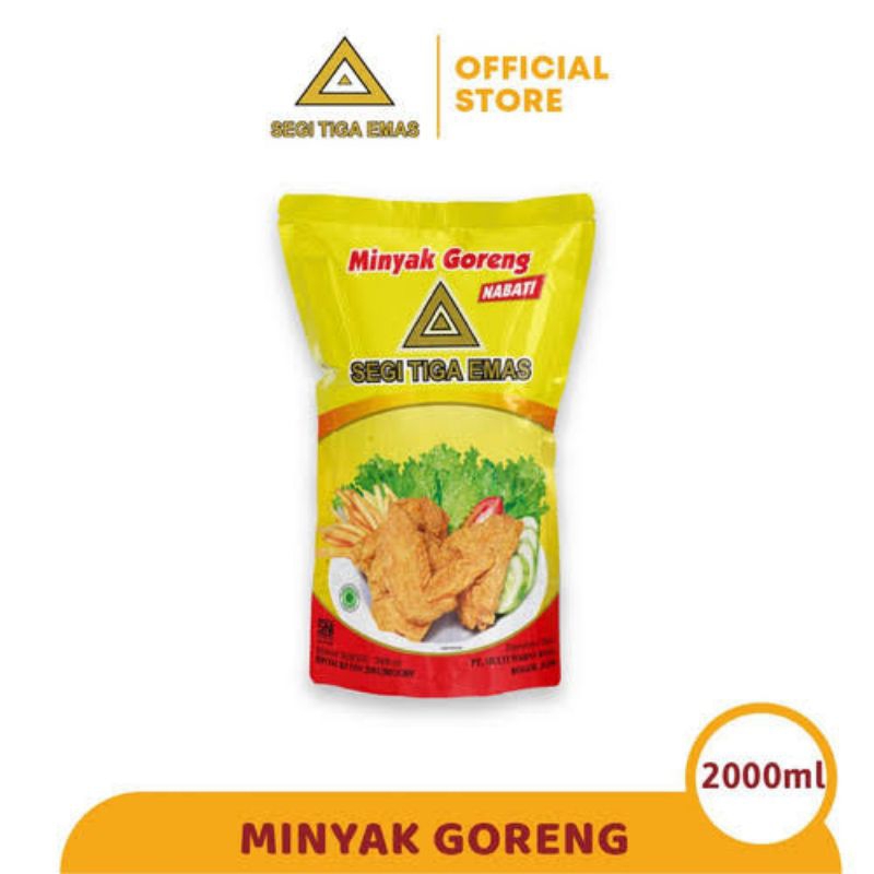 

Minyak Goreng 2Liter Segi Tiga Emas/Mitra/Masku 2Lx3