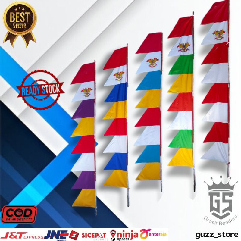 BENDERA UMBUL-UMBUL GERGAJI GAMBAR GARUDA