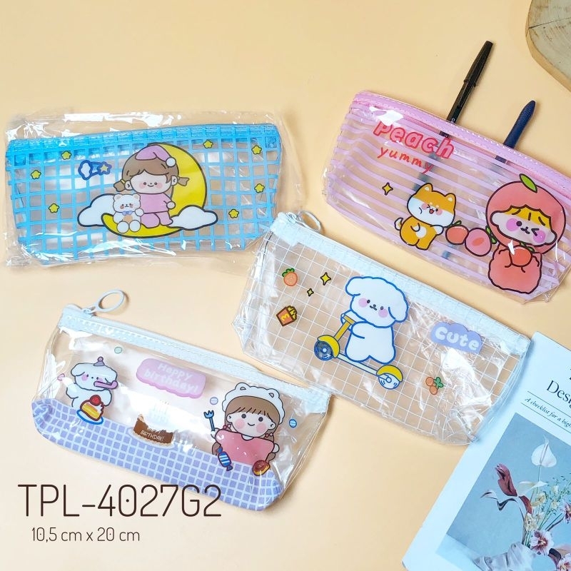 

Tempat pensil bening