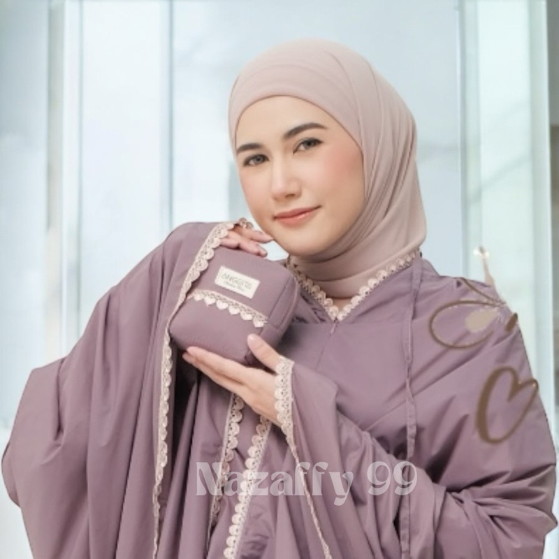 Mukena Katun Rayon Bali Jumbo Viscose Premium Polos Resleting Dagu Adem Bahan Dingin