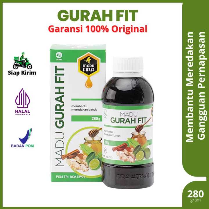 Madu Gurah Fit Asli Original Obat Batuk Untuk Dewasa dan Anak BPOM