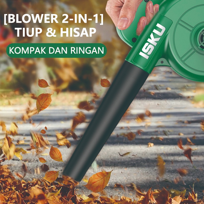 ISKU Hand Blower 450W Mesin Blower angin 2IN1 Meniup/Menghisap Peniup Portable Blower angin/Electric