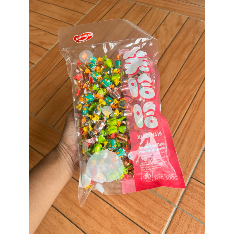 

PERMEN NARAYA XIAOHAHA 500GR|PERMEN KERAS ANEKA RASA BUAH|ASSORTED FRUIT