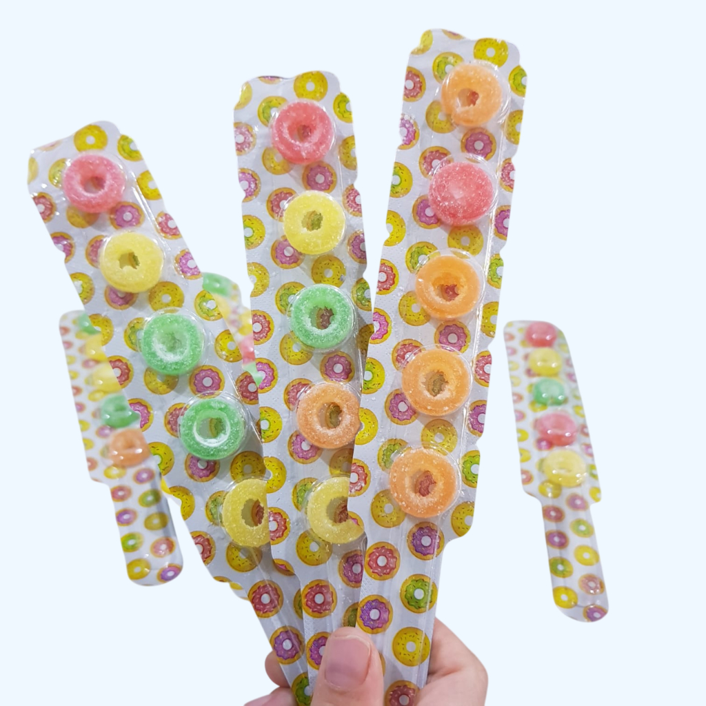 

Permen Lunak Gummy Donat Sate Aneka Rasa Buah Viral