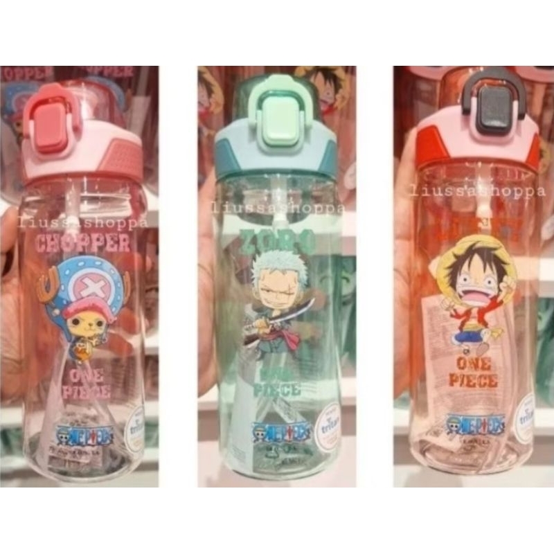 Botol Miniso - One Piece Collection Tritan Bottle with Handle (780ml)