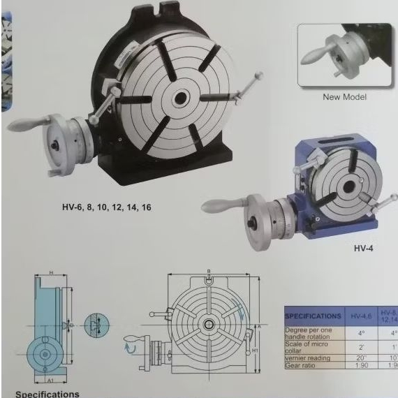 Vertex Rotary Table hv-8