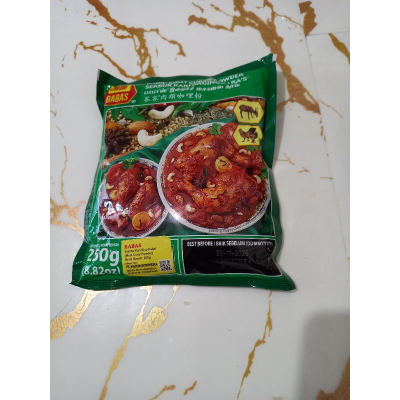

Bumbu babas kare daging 250g