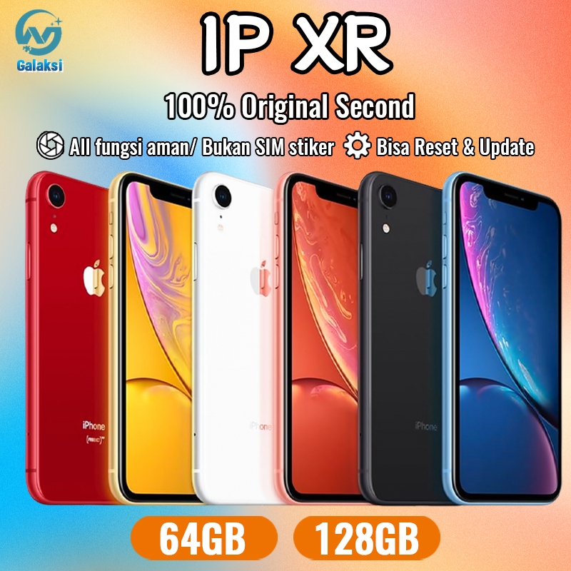iphone XR 64G 128G Second hand fulset Mulus All fungsi aman No Minus Barang asli seperti baru phonex