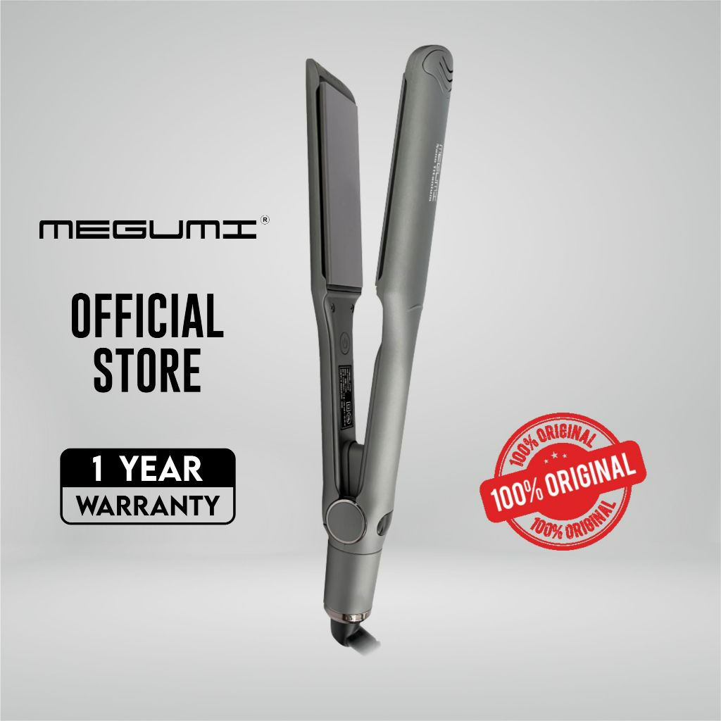 MEGUMI MGNT-7744X Nano Titanium Catokan Rambut – Expert Series Smoothing Rebonding Professional Ioni