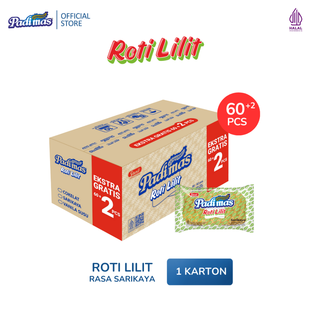 

Roti Lilit Padimas Sarikaya Extra 2 Karton